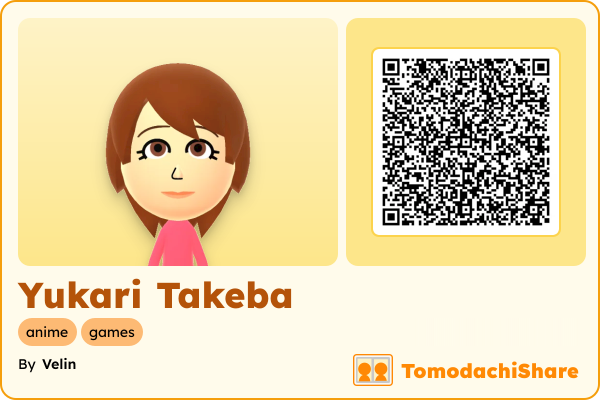 Yukari Takeba, a female Mii  with tags: anime, games