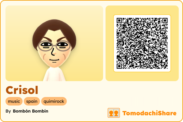 Crisol, a female Mii  with tags: music, spain, quimirock
