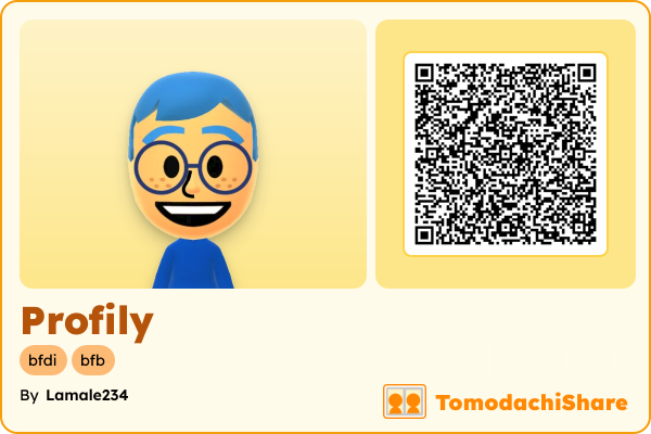Profily, a female Mii  with tags: bfdi, bfb
