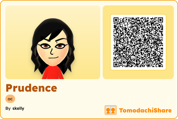 Prudence, a female Mii  with tags: oc