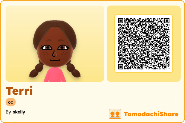 Terri, a male Mii  with tags: oc