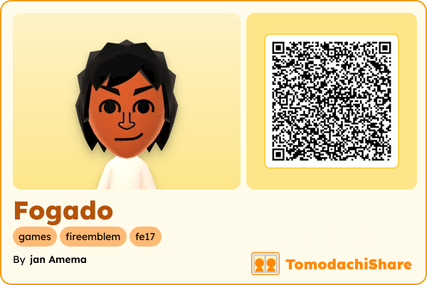 Fogado, a male Mii  with tags: games, fireemblem, fe17