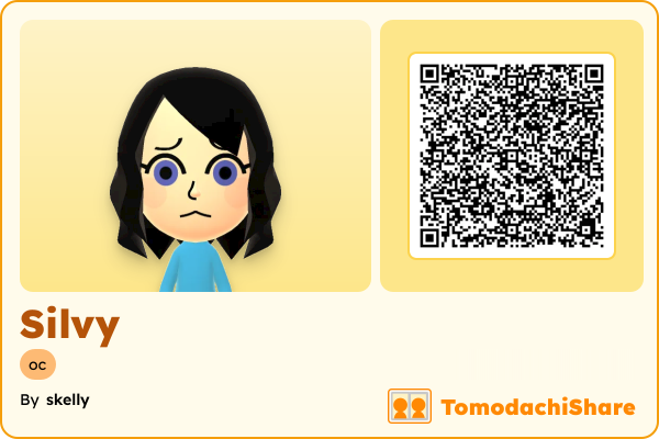 Silvy, a female Mii  with tags: oc