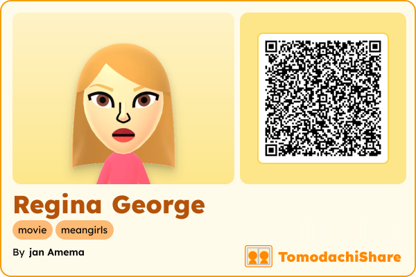 Regina George, a female Mii  with tags: movie, meangirls