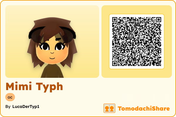 Mimi Typh, a female Mii  with tags: oc
