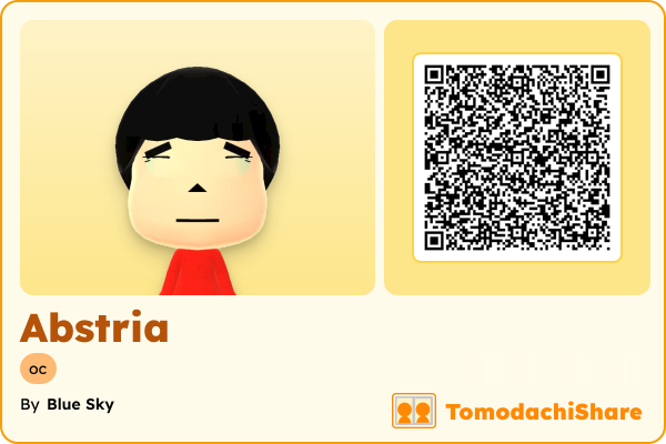 Abstria, a female Mii  with tags: oc