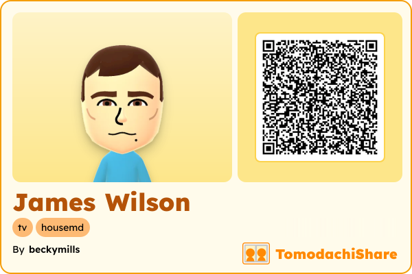 James Wilson, a male Mii  with tags: tv, housemd
