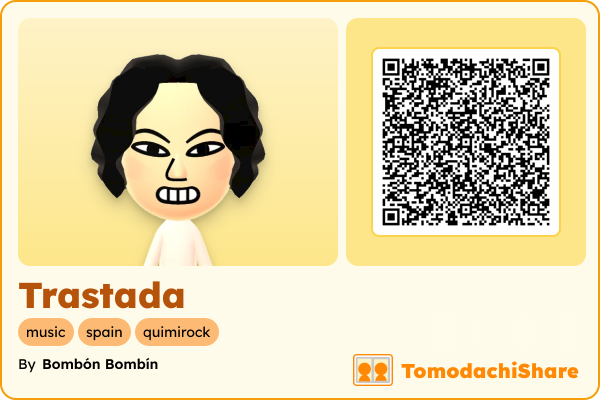 Trastada, a female Mii  with tags: music, spain, quimirock