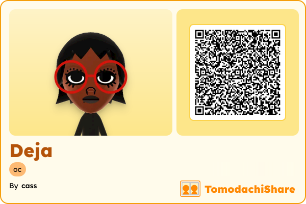 Deja, a female Mii  with tags: oc